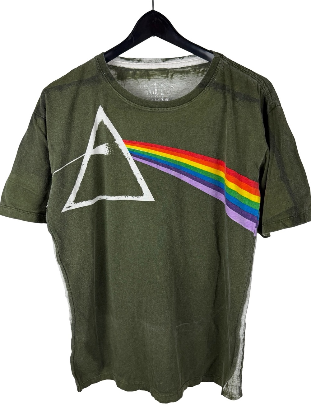 Mens Y2K House of The Gods Pink Floyd Dark Side Moon Band Shirt Size L